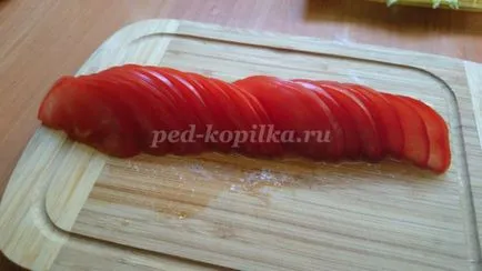 Помислих, нарязване зеленчуци и плодове със снимки