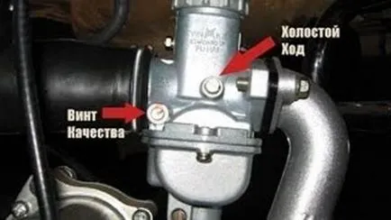 Регулиране на карбуратор мотоциклет китайска продукция