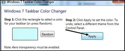 Как да смените цвета на Windows 7 Задача два начина