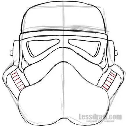 Как да се направи stormtrooper от Междузвездни войни етапи молив