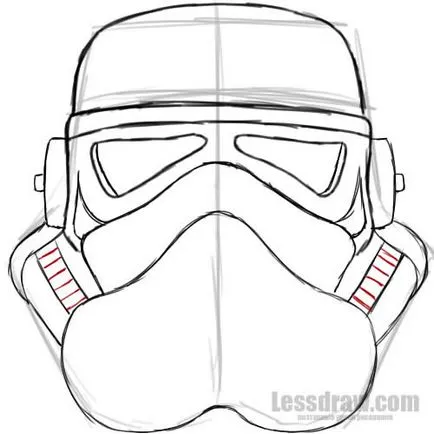 Как да се направи stormtrooper от Star Wars на етапи, lessdraw