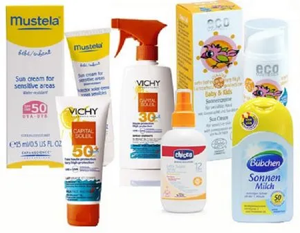 Какво слънцезащитни продукти за детето си изберете