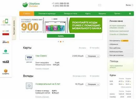 Как да се свържете Сбербанк Онлайн 5 начина