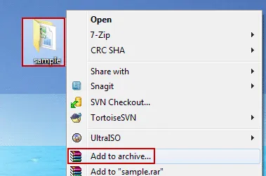 Как да сложите парола на WinRAR файл