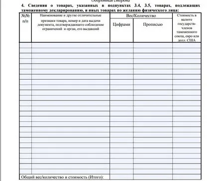 Как да попълните митническа декларация (декларация) Как да попълните митническа декларация