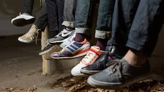 Как да се простират обувките в страната по дължина на размера на