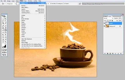 Как да си направим дим в Photoshop
