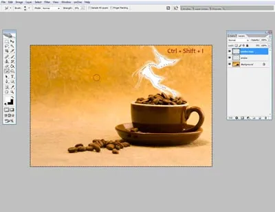 Как да си направим дим в Photoshop