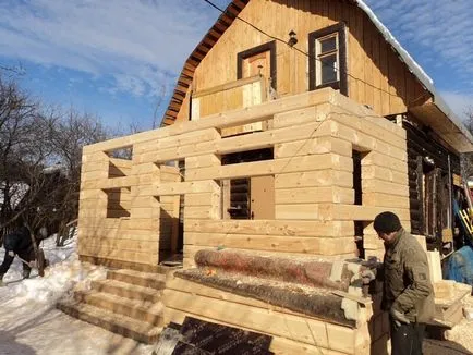 Как да се направи допълнение към дървена къща със собствените си ръце, а не да развалят (други опции за разширение) Как да се направи допълнение към дървена къща със собствените си ръце и да не развалят