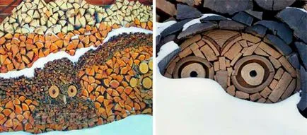 Както пъти разцепва в drovnitsu ритъм и котлет и картинно легло (купчина) Как да се прибират дърва drovnitsu ритъм и котлет така живописно сложи