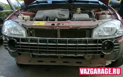Как да премахнете предната броня Lada Kalina