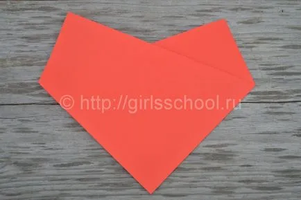 Как да Сгънете хартията Heart, просто оригами сърце, училище момичета (сърце) Как да Сгънете хартията Heart, просто оригами сърце, момичета училище