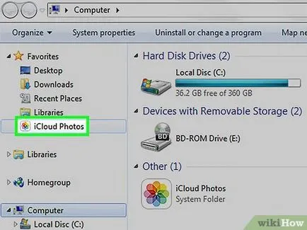 Как да видите снимки от компютъра си, за да icloud