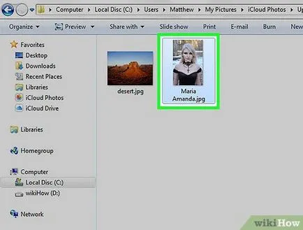 Как да видите снимки от компютъра си, за да icloud