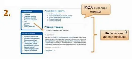Как да създадете меню в Joomla