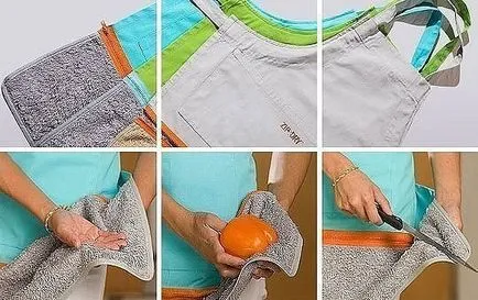 Как да шият престилка (кухня) модел