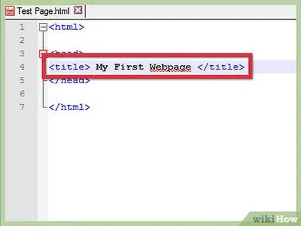 Как да се създаде проста уеб страница с помощта на HTML