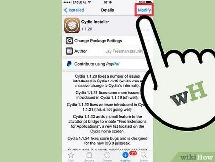 Как да премахнете Cydia за iphone или лаптоп лампа