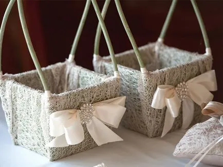 Как да украсят кошница за сватба (сватба) Как да украсят кошница сватба