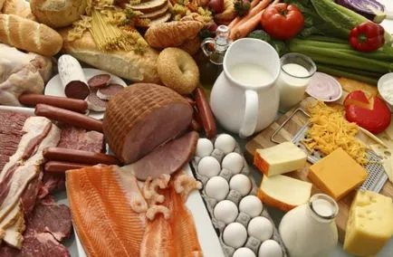 Списъкът на продуктите, за една седмица или един месец