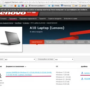 Как да включите камерата на лаптоп Lenovo - В Windows 7 ключове