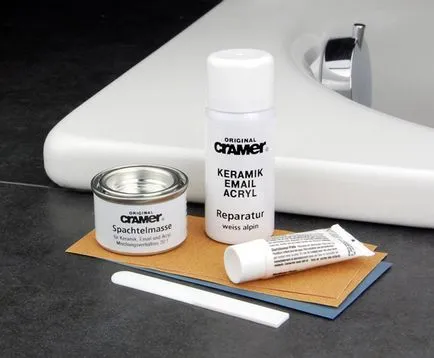 Как да се запечата надробена емайл баня - процедурата работи