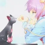 Красиви снимки аниме котка (рисунки с молив), сайтът 