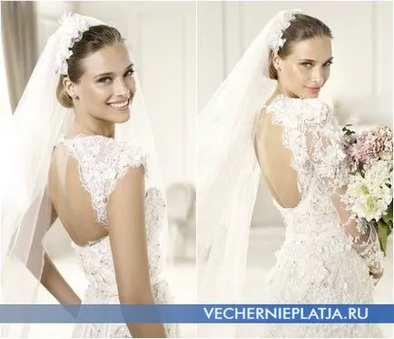 Pronovias сватбени рокли (Pronovias) през 2013 г., повече от 130 снимки, вечерни рокли
