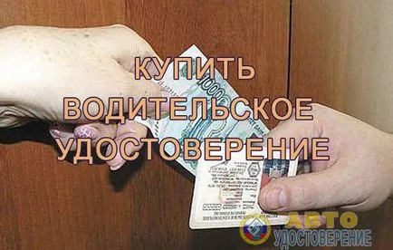 Купете шофьорска книжка - наказание за лиценз фалшива шофьорска книжка