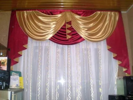 Pelmets с ръце фото щори, как да се направи стъпка по стъпка, много прости Pelmets тюл,