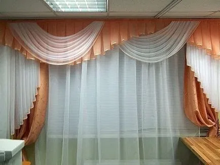 Pelmets с ръце фото щори, как да се направи стъпка по стъпка, много прости Pelmets тюл,