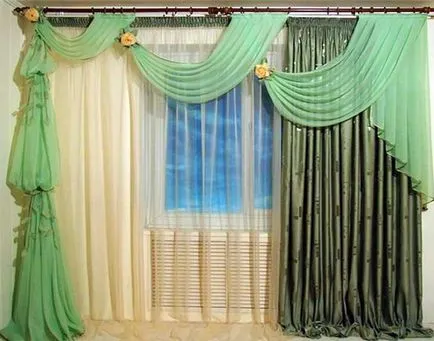Pelmets с ръце фото щори, как да се направи стъпка по стъпка, много прости Pelmets тюл,