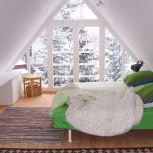 Loft спалня разполага препоръки за дизайн, фотография