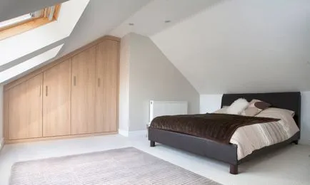 Loft спалня разполага препоръки за дизайн, фотография