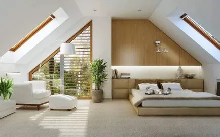 Loft спалня разполага препоръки за дизайн, фотография