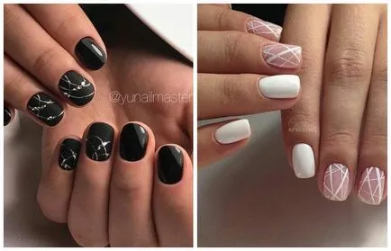 Shellac маникюр дизайн у дома (снимки новини)