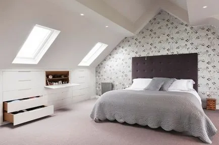 Loft спалня разполага препоръки за дизайн, фотография