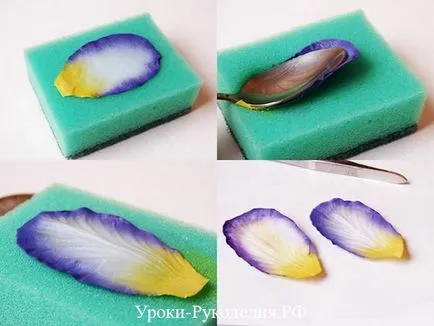 Майсторски клас ириси на хартия - бродирани уроци