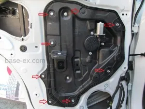 Mazda CX-5 демонтаж врата тапицерия панел, основа-ех (CX-5) Mazda CX-5 демонтаж врата тапицерия панел, основа-ех