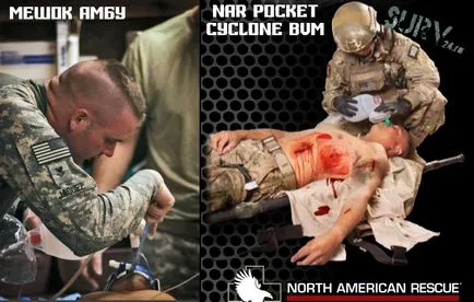 Ambu чанта джоб циклон BVM (тактически помпа за механична вентилация), оживели 24 блогове