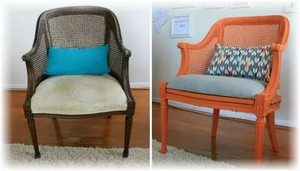 Няколко идеи как да се актуализират стар стол