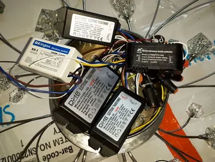 Монтаж 12v LED лампи вместо халоген полилей (LED) Монтаж 12v LED крушки в полилея вместо халоген