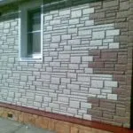 Да посрещнем фасада и мазе Къщата с пластмасови панели под камъка (62 снимки)