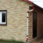 Да посрещнем фасада и мазе Къщата с пластмасови панели под камъка (62 снимки)