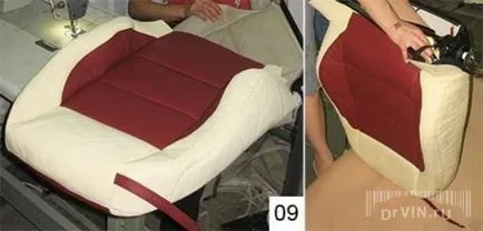 Допълване на автомобилни седалки с ръцете си (свиване) Допълване на автомобилни седалки с ръцете си