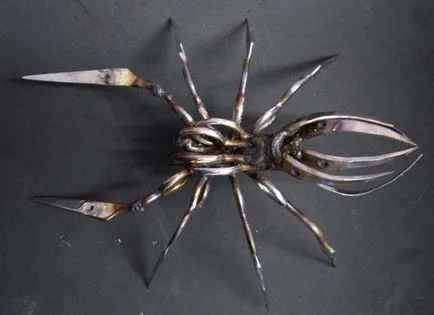 Spider със собствените си ръце в майсторски клас за начинаещи за Хелоуин
