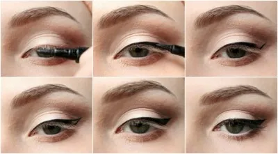 Eyeliner как да се прилагат и оттенък