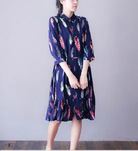 Модели рокли в Boho стил (снимки)