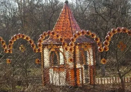 Перголи от пластмасови бутилки