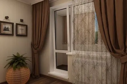 Правилното проектиране на прозореца, за да балконската врата в хола, спалня, кухня 15 снимки